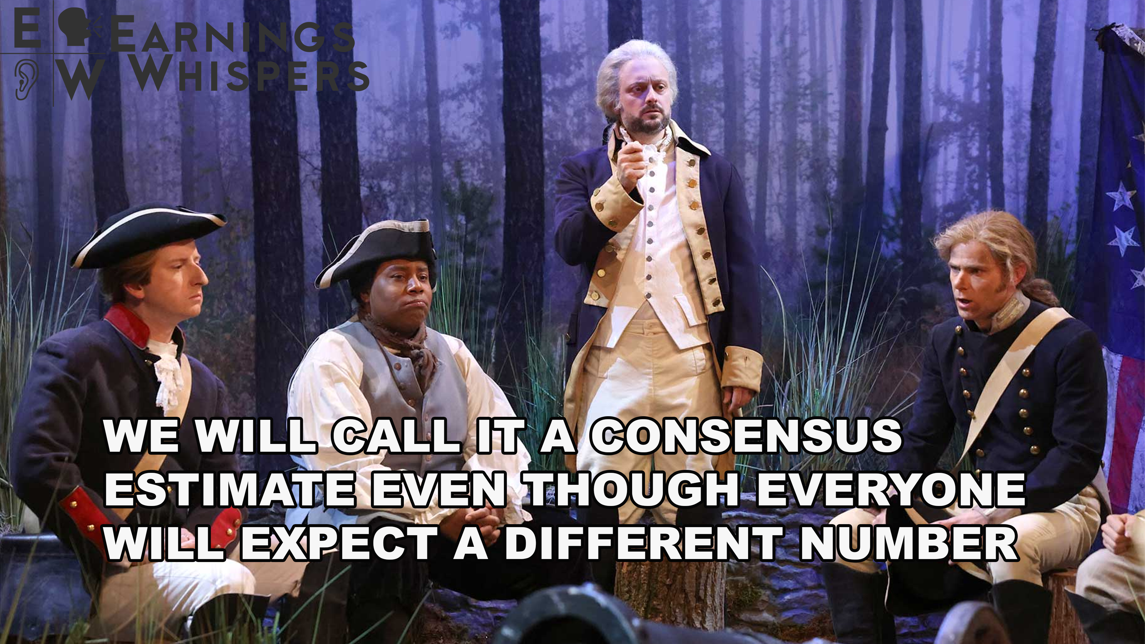 Meme: beating the consensus estimate is not the same as beating expectations.
